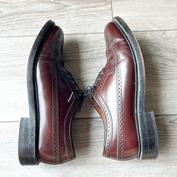 Bostonian Burgundy Longwings Dress Shoes - Picture 10 of 14